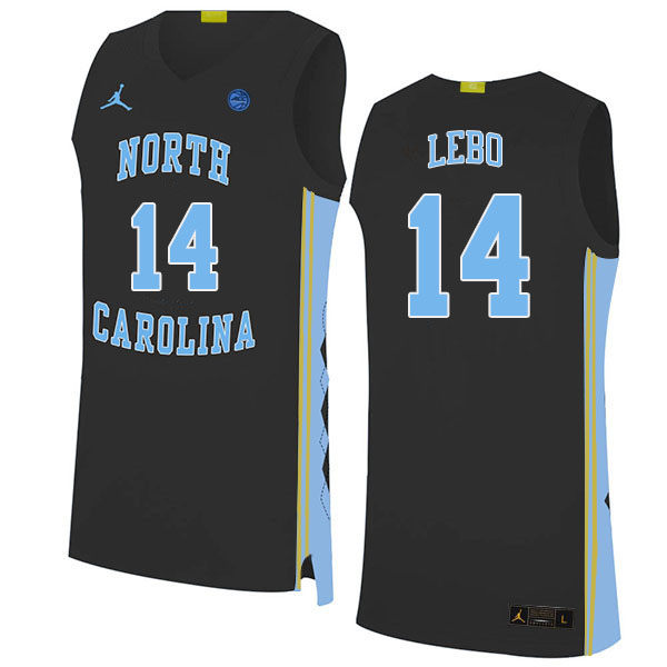 Men #14 Creighton Lebo North Carolina Tar Heels College Basketball Jerseys Stitched Sale-Black - Click Image to Close